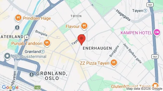 Apartments for rent i Oslo Gamle Oslo - kort over placeringen