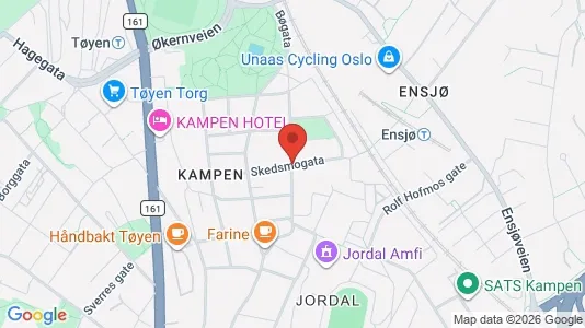 Apartments for rent i Oslo Gamle Oslo - kort over placeringen