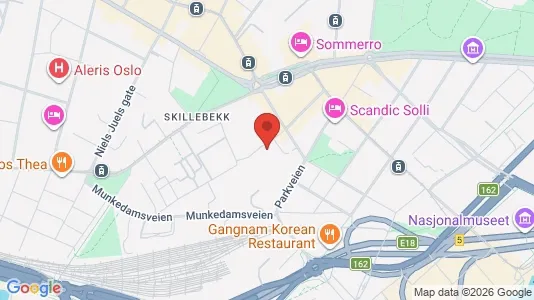 Apartments for rent i Oslo Frogner - kort over placeringen
