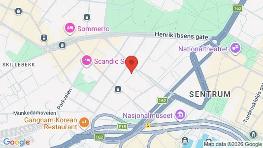 Apartments for rent i Oslo Frogner - kort over placeringen