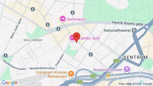 Apartments for rent i Oslo Frogner - kort over placeringen