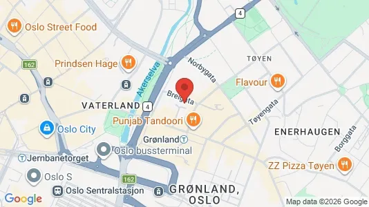 Apartments for rent i Oslo Gamle Oslo - kort over placeringen