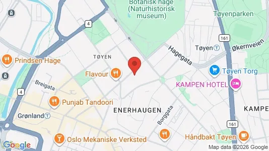 Apartments for rent i Oslo Gamle Oslo - kort over placeringen