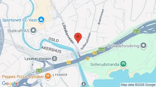 Apartments for rent i Oslo Ullern - kort over placeringen