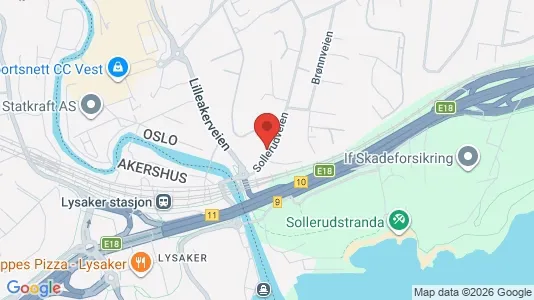 Apartments for rent i Oslo Ullern - kort over placeringen