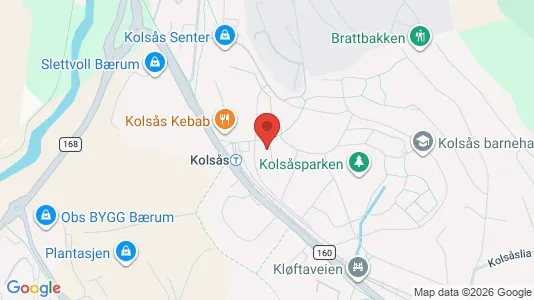 Apartments for rent i Bærum - kort over placeringen