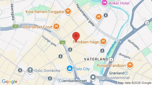 Rooms for rent i Oslo St. Hanshaugen - kort over placeringen