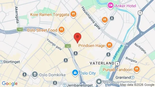 Apartments for rent i Oslo St. Hanshaugen - kort over placeringen