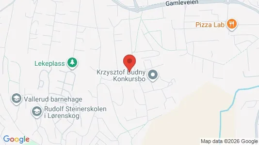 Rooms for rent i Lørenskog - kort over placeringen