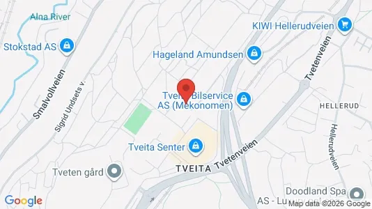 Apartments for rent i Oslo Alna - kort over placeringen