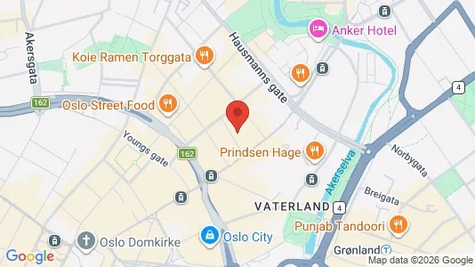 Apartments for rent i Oslo St. Hanshaugen - kort over placeringen