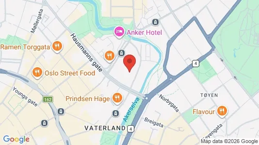 Apartments for rent i Oslo Grünerløkka - kort over placeringen