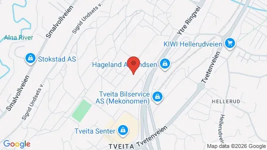 Apartments for rent i Oslo Alna - kort over placeringen