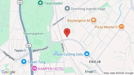 Rooms for rent i Oslo Gamle Oslo - kort over placeringen