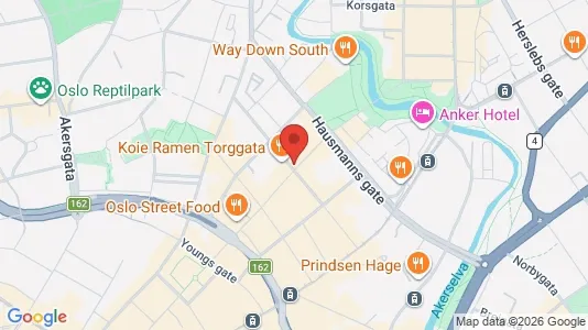 Rooms for rent i Oslo St. Hanshaugen - kort over placeringen