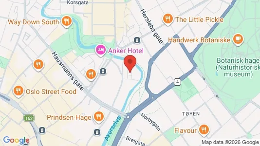 Apartments for rent i Oslo Grünerløkka - kort over placeringen
