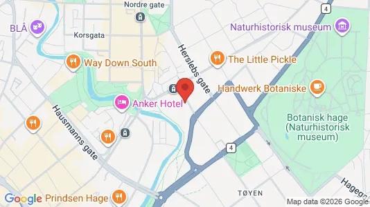 Rooms for rent i Oslo Gamle Oslo - kort over placeringen