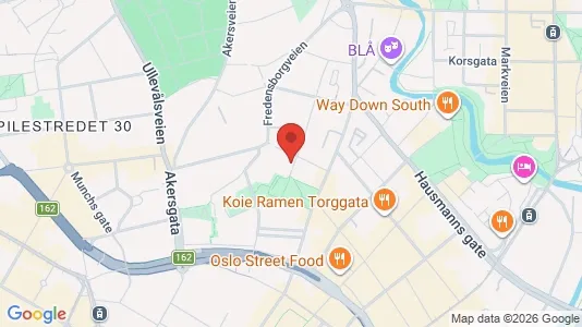 Rooms for rent i Oslo St. Hanshaugen - kort over placeringen