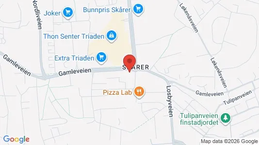 Rooms for rent i Lørenskog - kort over placeringen