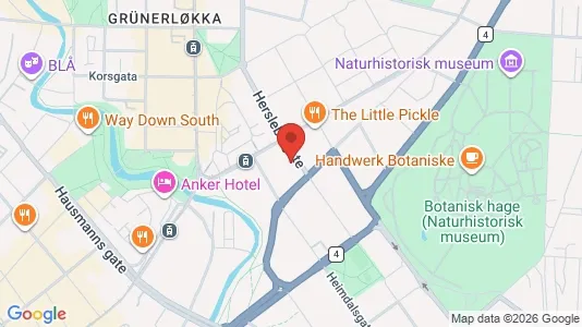 Apartments for rent i Oslo Gamle Oslo - kort over placeringen