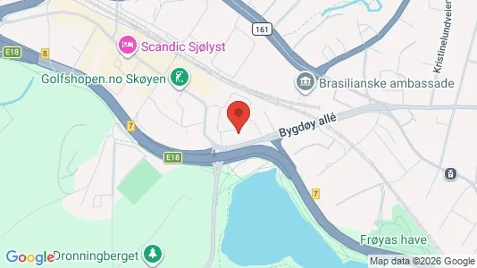 Apartments for rent i Oslo Frogner - kort over placeringen