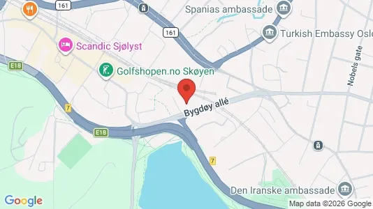 Apartments for rent i Oslo Frogner - kort over placeringen