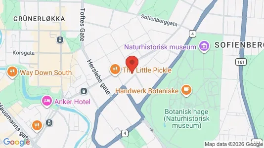 Apartments for rent i Oslo Grünerløkka - kort over placeringen
