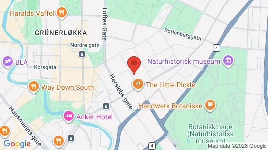 Apartments for rent i Oslo Grünerløkka - kort over placeringen