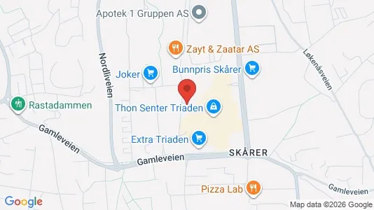 Apartments for rent i Lørenskog - kort over placeringen