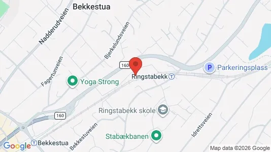 Rooms for rent i Bærum - kort over placeringen