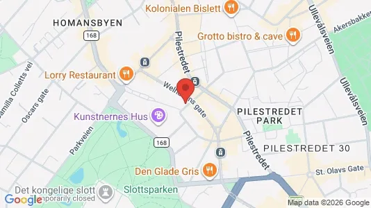 Apartments for rent i Oslo Frogner - kort over placeringen
