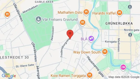 Apartments for rent i Oslo St. Hanshaugen - kort over placeringen