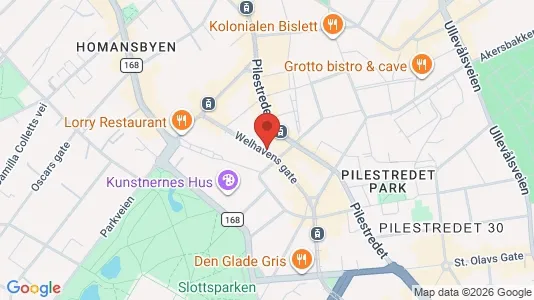 Apartments for rent i Oslo Frogner - kort over placeringen