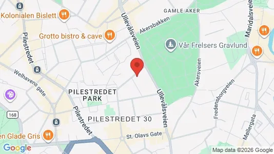 Apartments for rent i Oslo St. Hanshaugen - kort over placeringen