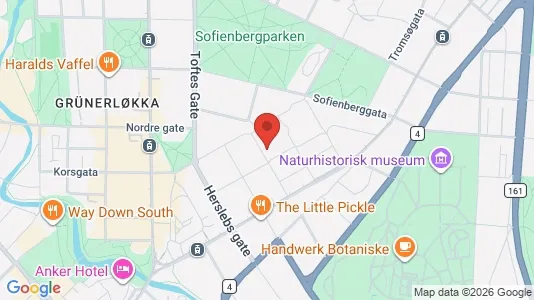 Apartments for rent i Oslo Grünerløkka - kort over placeringen