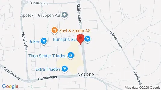 Apartments for rent i Lørenskog - kort over placeringen