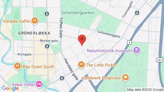 Apartments for rent i Oslo Grünerløkka - kort over placeringen