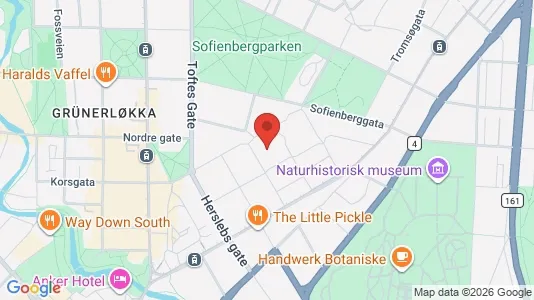Apartments for rent i Oslo Grünerløkka - kort over placeringen
