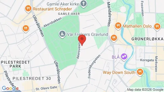 Rooms for rent i Oslo St. Hanshaugen - kort over placeringen