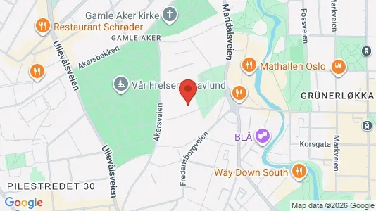 Rooms for rent i Oslo St. Hanshaugen - kort over placeringen