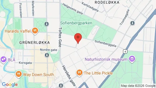 Apartments for rent i Oslo Grünerløkka - kort over placeringen