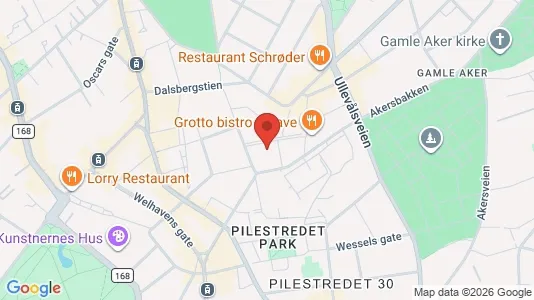 Rooms for rent i Oslo St. Hanshaugen - kort over placeringen