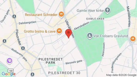 Rooms for rent i Oslo St. Hanshaugen - kort over placeringen