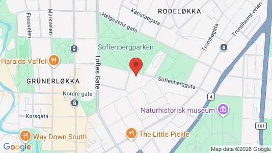 Rooms for rent i Oslo Grünerløkka - kort over placeringen