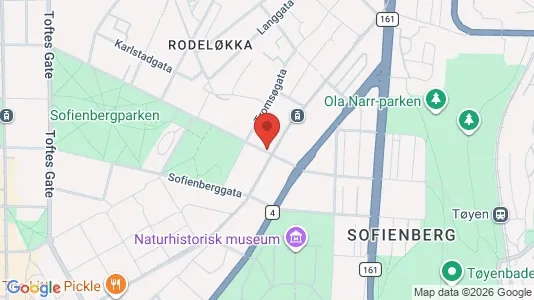 Apartments for rent i Oslo Grünerløkka - kort over placeringen