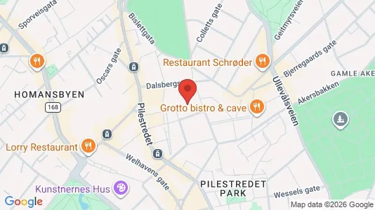 Rooms for rent i Oslo St. Hanshaugen - kort over placeringen