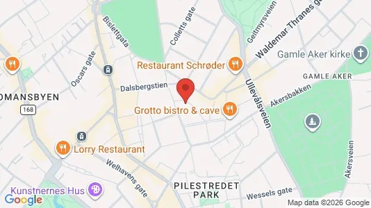 Rooms for rent i Oslo St. Hanshaugen - kort over placeringen