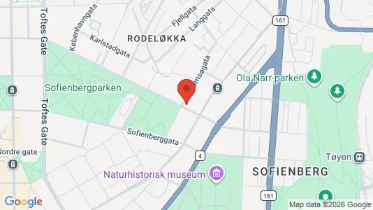 Apartments for rent i Oslo Grünerløkka - kort over placeringen