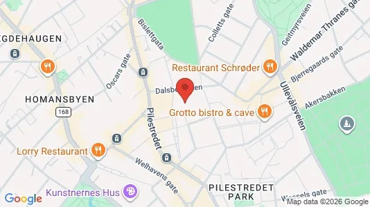 Rooms for rent i Oslo St. Hanshaugen - kort over placeringen