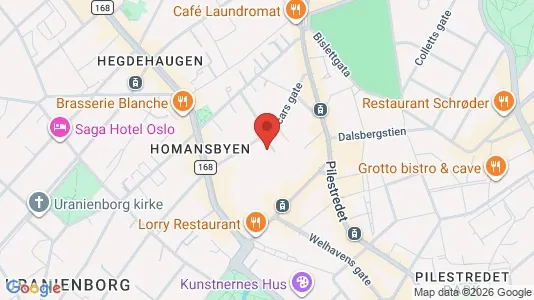 Apartments for rent i Oslo Frogner - kort over placeringen